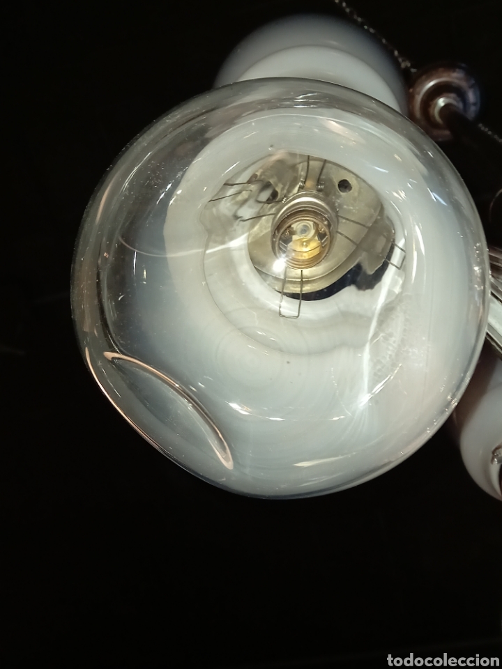 Vintage: Gran lampara tulipas cristal murano - Foto 8