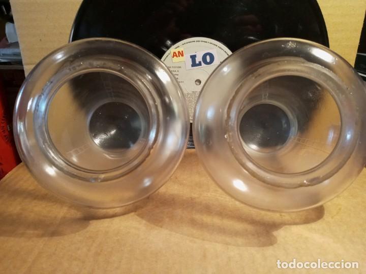 Vintage: 2 GLOBOS LAMPARA-LIBELULA-VISELADOS. - Foto 5