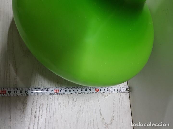 Vintage: Lampara Opalina Verde - Art Deco. - Foto 5