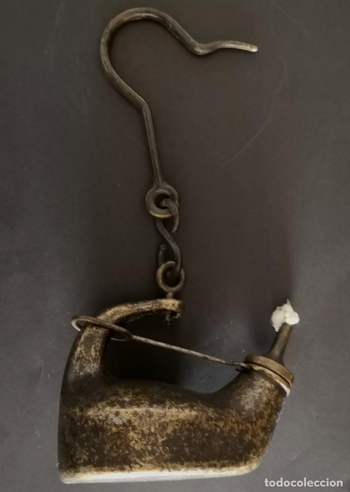 Vintage: Quinqu&eacute; de Bronce macizo Siglo XIX - Foto 7