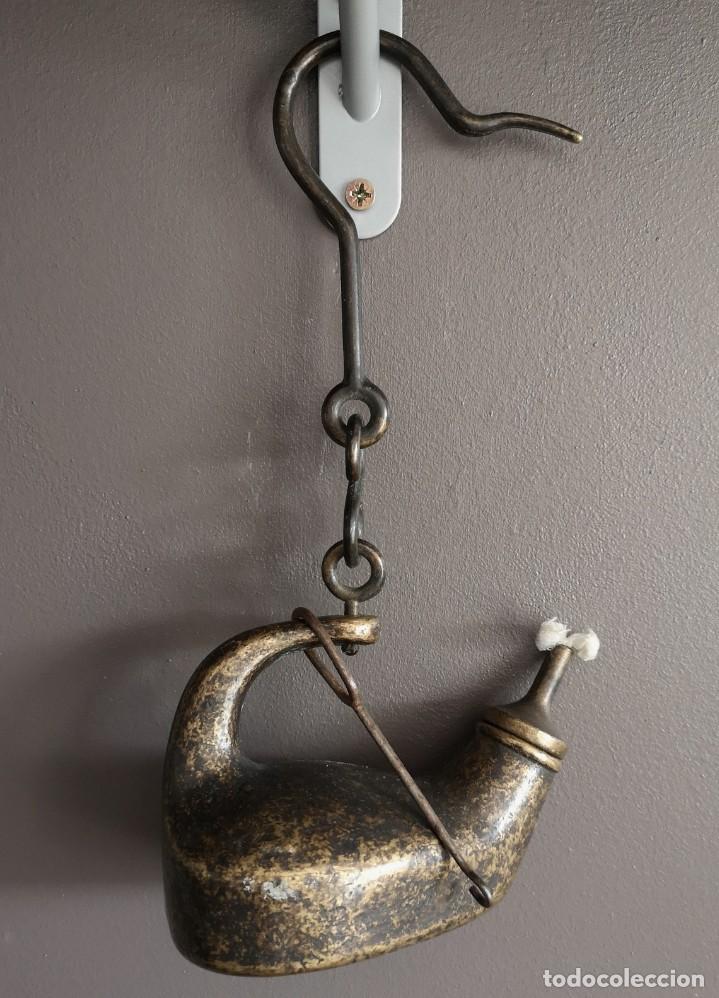 Vintage: Quinqu&eacute; de Bronce macizo Siglo XIX - Foto 3