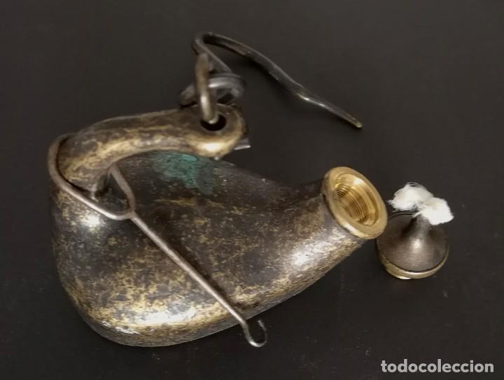 Vintage: Quinqu&eacute; de Bronce macizo Siglo XIX - Foto 5