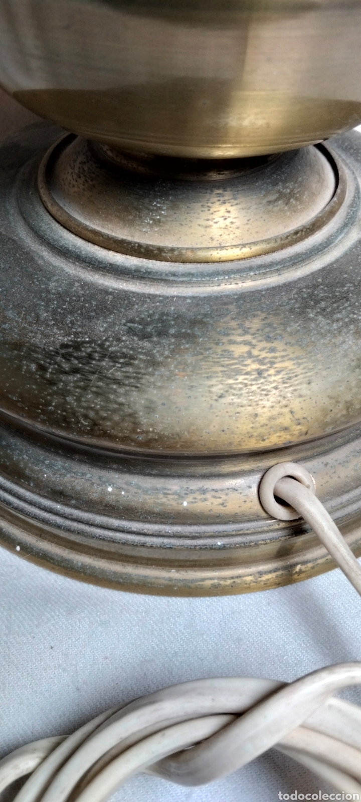 Vintage: Pie l&aacute;mpara de mesa - Foto 7