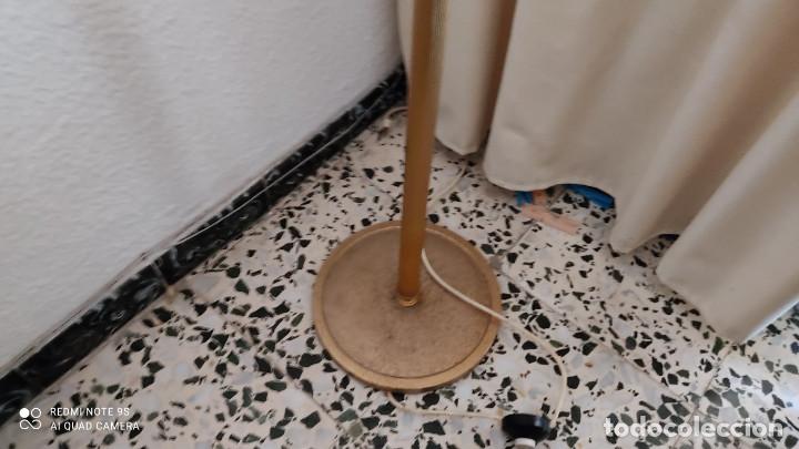 Vintage: lampara de pie de metal - Foto 6
