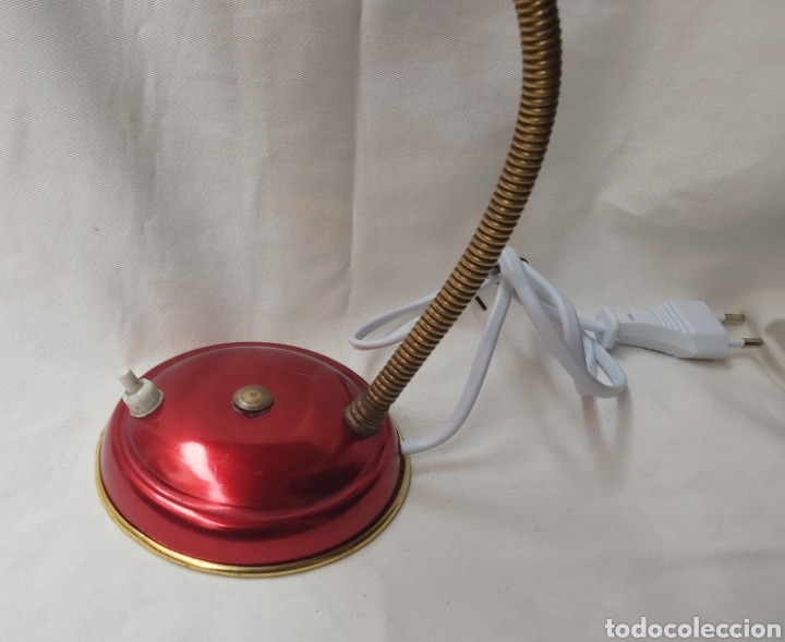 Vintage: Lamparita flexo anodizado rojo - Foto 2