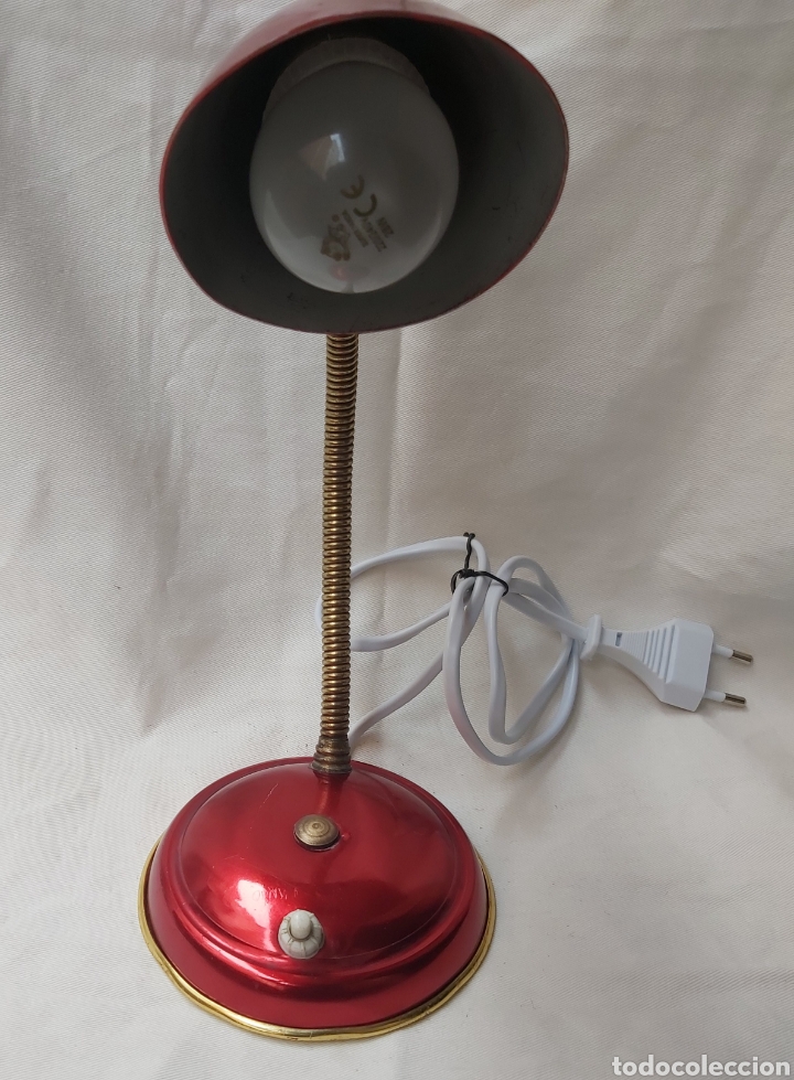 Vintage: Lamparita flexo anodizado rojo - Foto 3