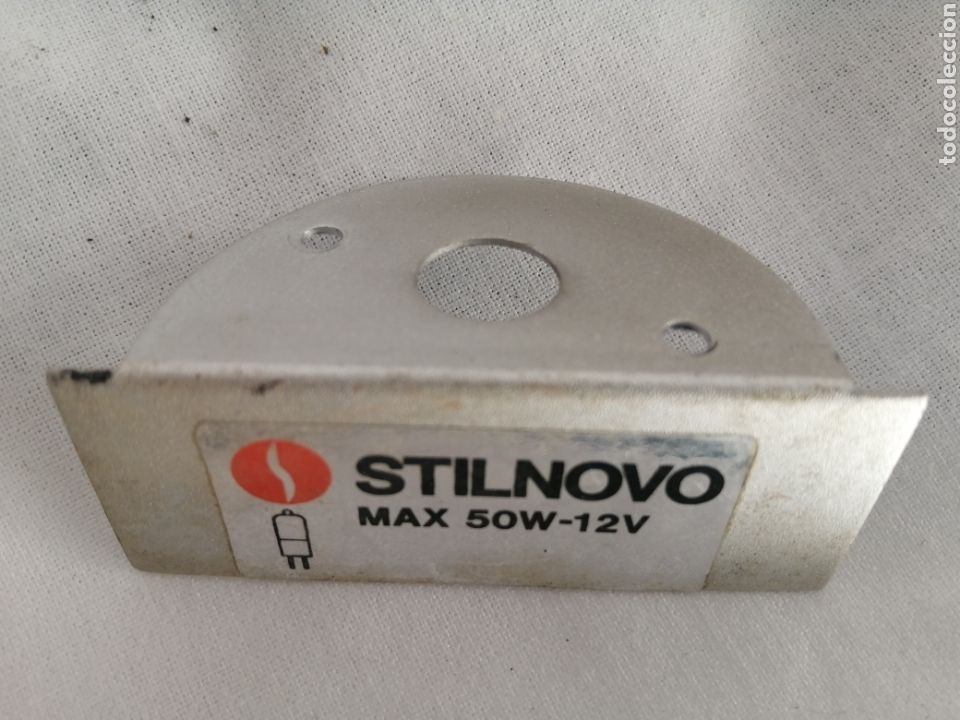 Vintage: Placa marca l&aacute;mpara Stilnovo - Foto 2