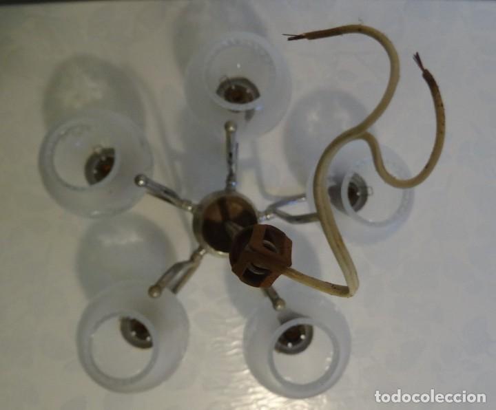 Vintage: LAMPARA VINTAGE TECHO 5 GLOBOS - Foto 6