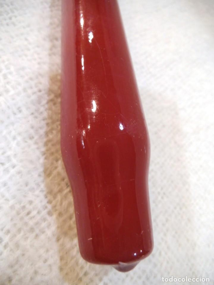 Vintage: VELAS ROJAS LISAS ( 6 ) brillo - Foto 4