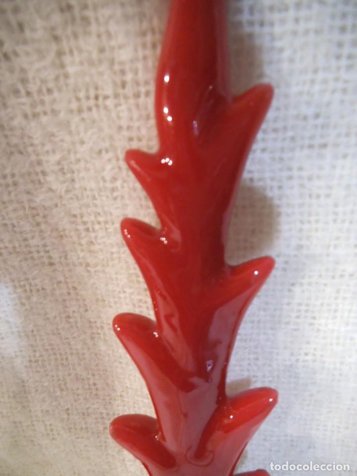 Vintage: VELAS ESPIGA ROJAS ( 6 ) brillo - Foto 4
