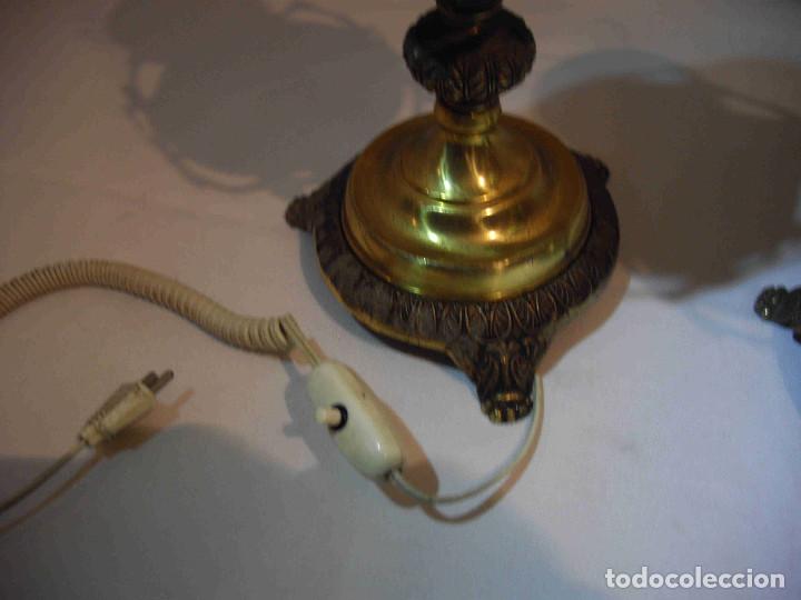 Vintage: PAREJA QUINQUES SIN TULIPA - Foto 10