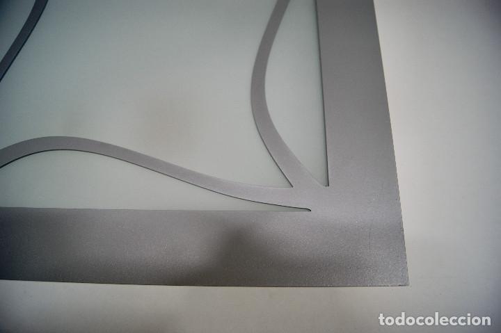 Vintage: Aplique/plaf&oacute;n gris cuadrado - Foto 5