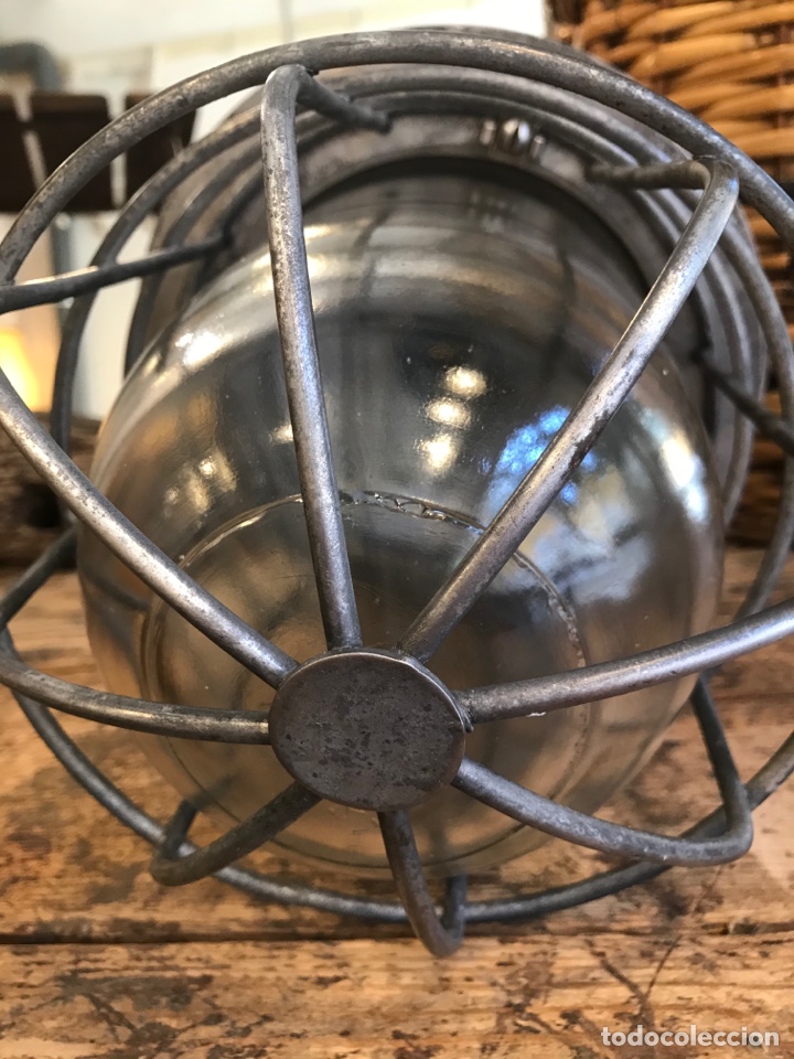Vintage: L&aacute;mpara de techo industrial - Foto 5