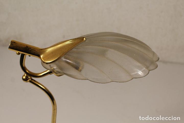 Vintage: lampara con vieira de cristal - Foto 6