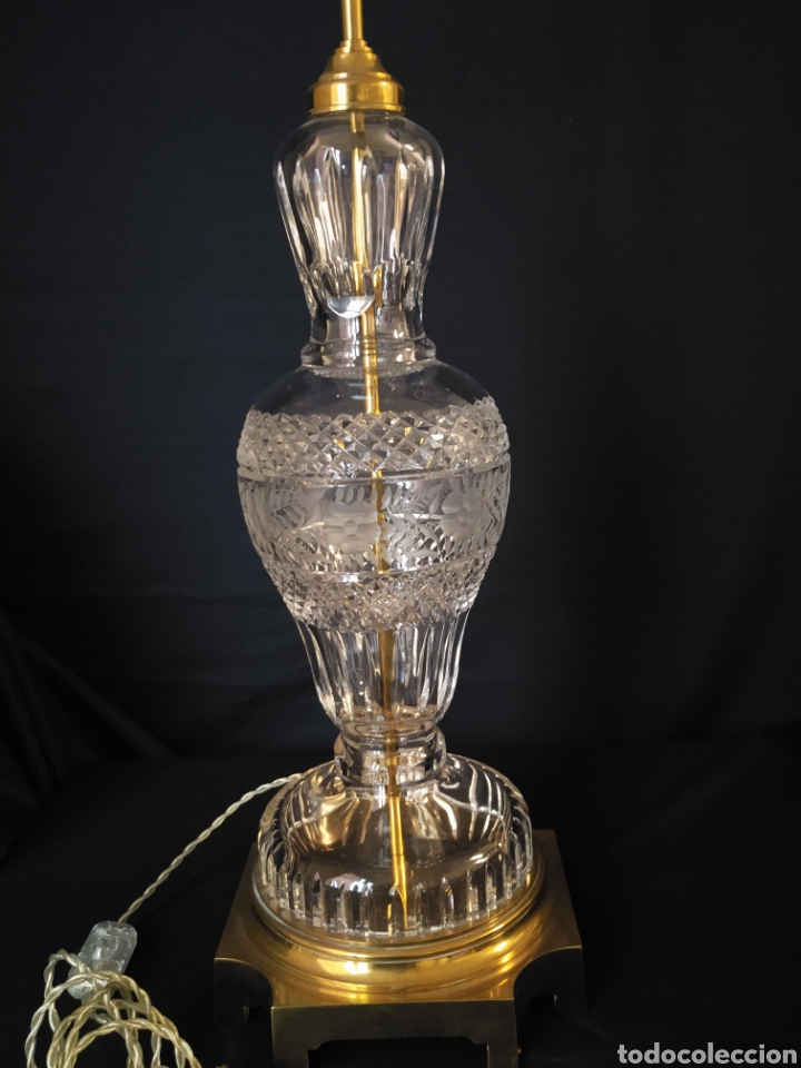Vintage: L&aacute;mpara cristal a&ntilde;os 70 - Foto 2