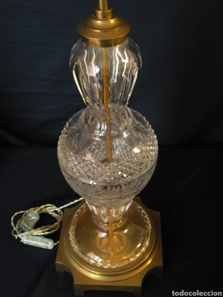Vintage: L&aacute;mpara cristal a&ntilde;os 70 - Foto 2