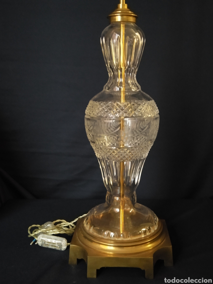 Vintage: L&aacute;mpara cristal a&ntilde;os 70 - Foto 4