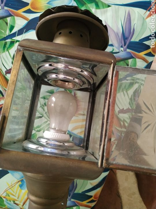 Vintage: Aplique Farol de pared, electrico - Foto 3