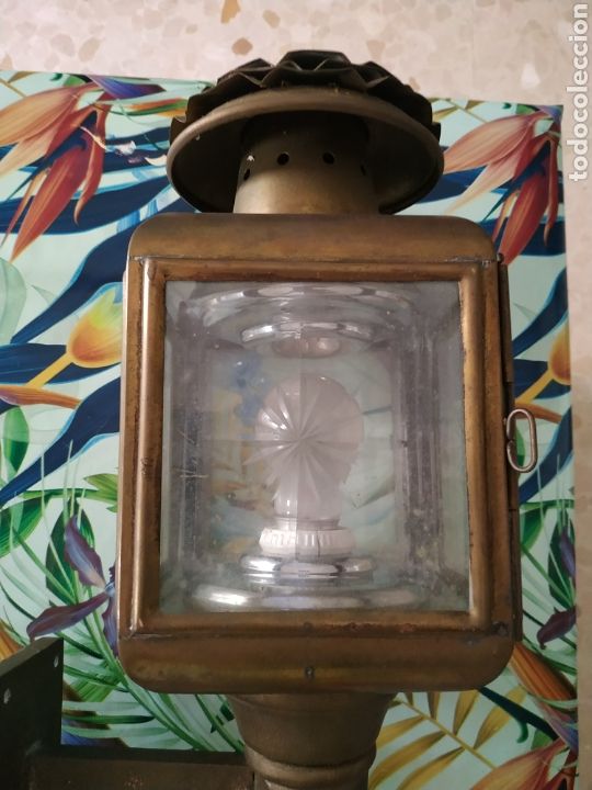 Vintage: Aplique Farol de pared, electrico - Foto 4