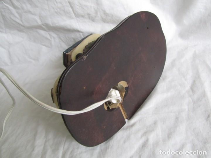 Vintage: Simp&aacute;tica l&aacute;mpara casa-bota con ratoncillos, funcionando - Foto 8