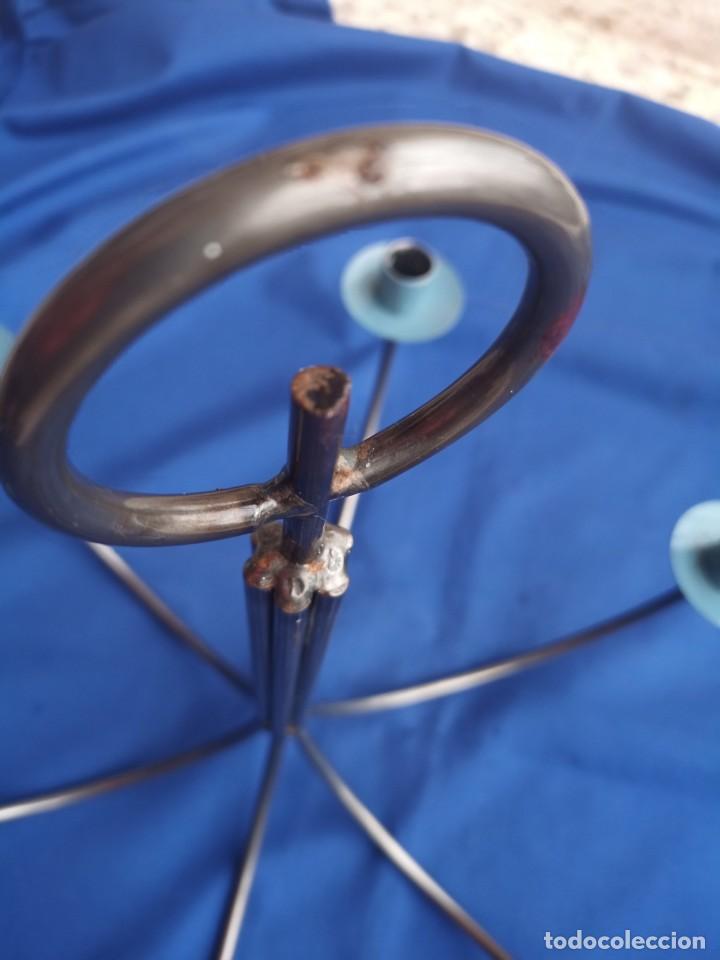 Vintage: Portavelas de metal con 6 brazos y con perchas - Foto 10