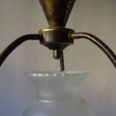 Vintage: LAMPARA DE TECHO CON TULIPA. Lote 260564550