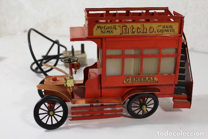 Vintage: lampara de bus ingl&eacute;s antiguo descapotable - Foto 4
