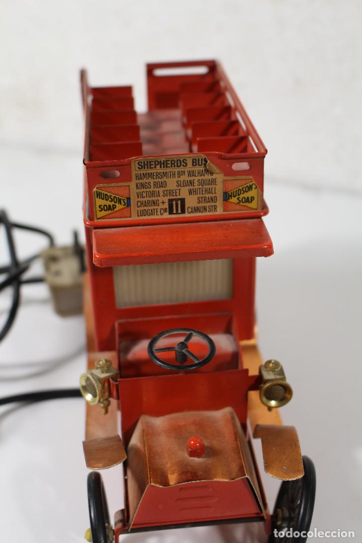 Vintage: lampara de bus ingl&eacute;s antiguo descapotable - Foto 6