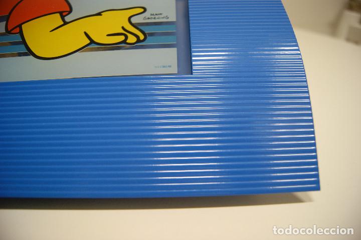 Vintage: Aplique/plaf&oacute;n en azul con Burt Simpson - Foto 4