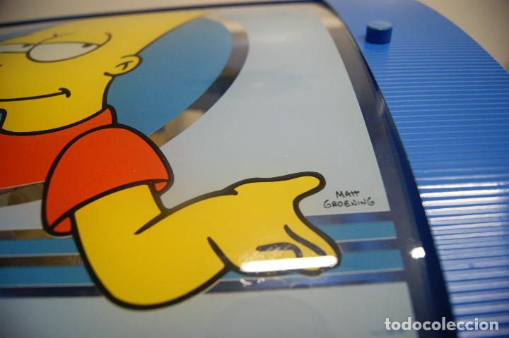 Vintage: Aplique/plaf&oacute;n en azul con Burt Simpson - Foto 6