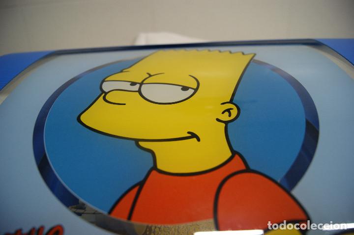 Vintage: Aplique/plaf&oacute;n en azul con Burt Simpson - Foto 7