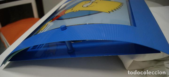 Vintage: Aplique/plaf&oacute;n en azul con Burt Simpson - Foto 11