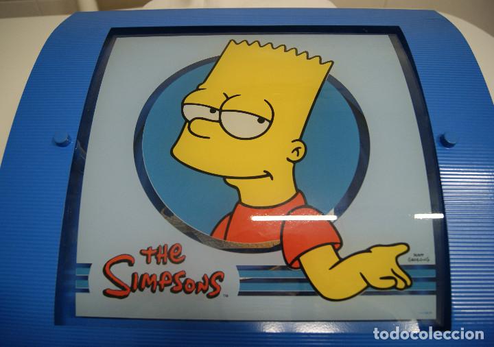 Vintage: Aplique/plaf&oacute;n en azul con Burt Simpson - Foto 12