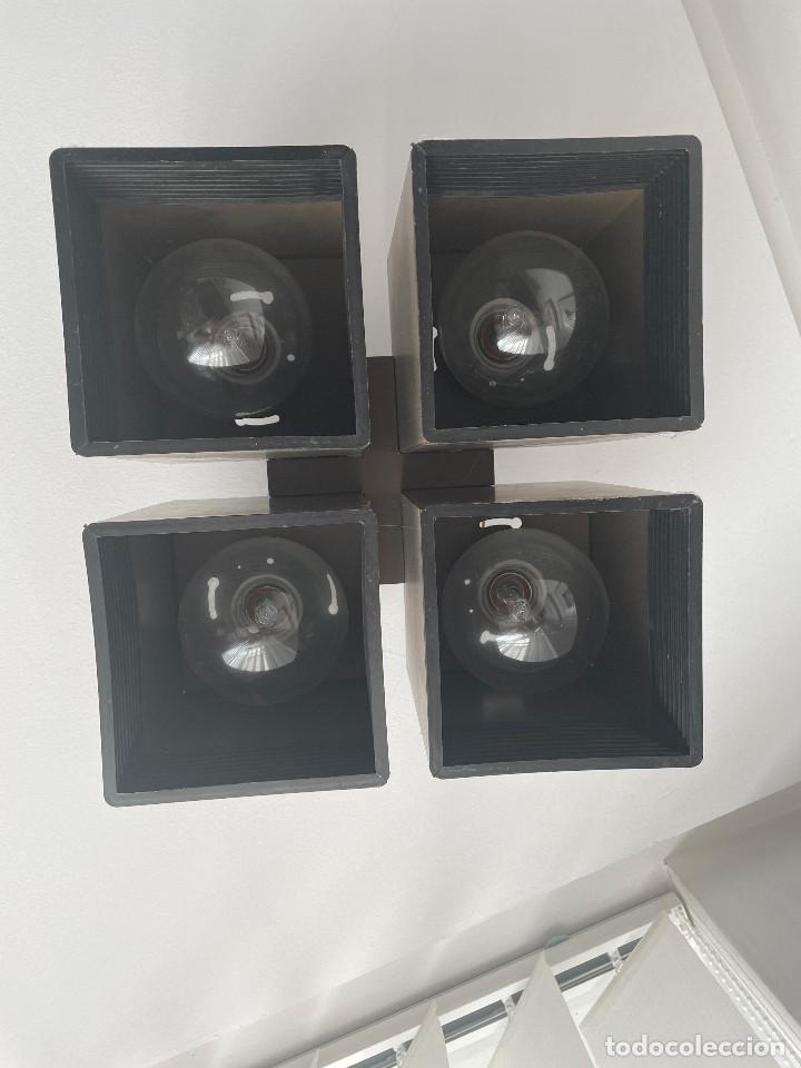 Vintage: L&aacute;mpara / aplique de techo geom&eacute;trico - Foto 5