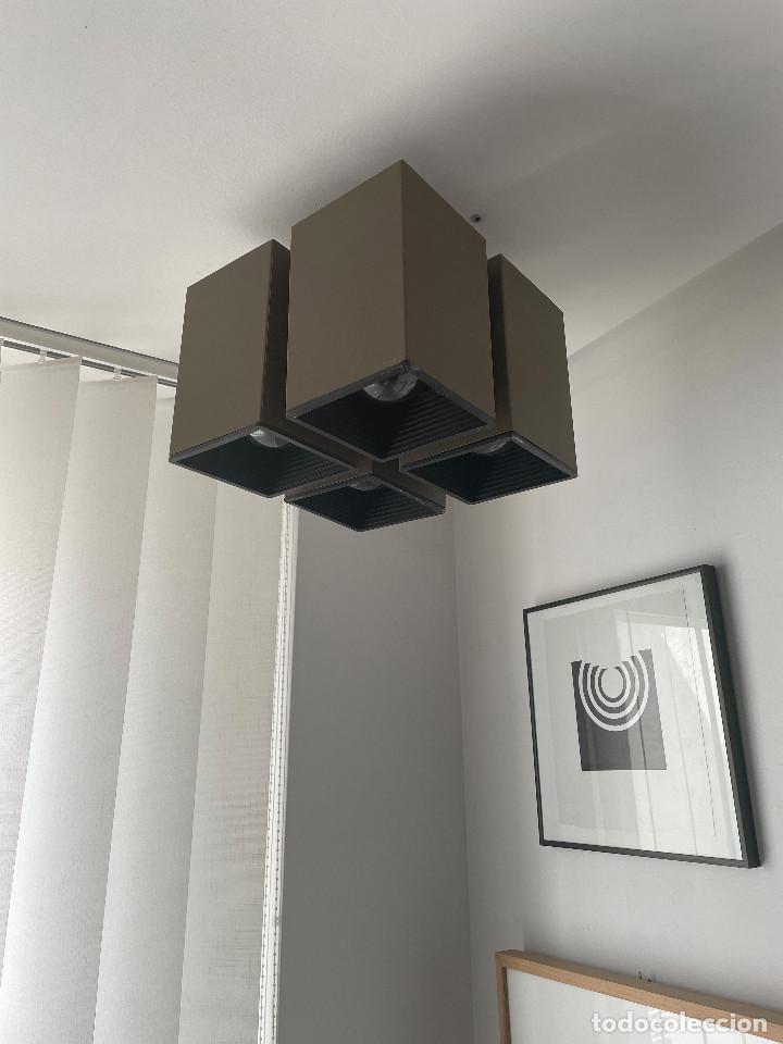 Vintage: L&aacute;mpara / aplique de techo geom&eacute;trico - Foto 6