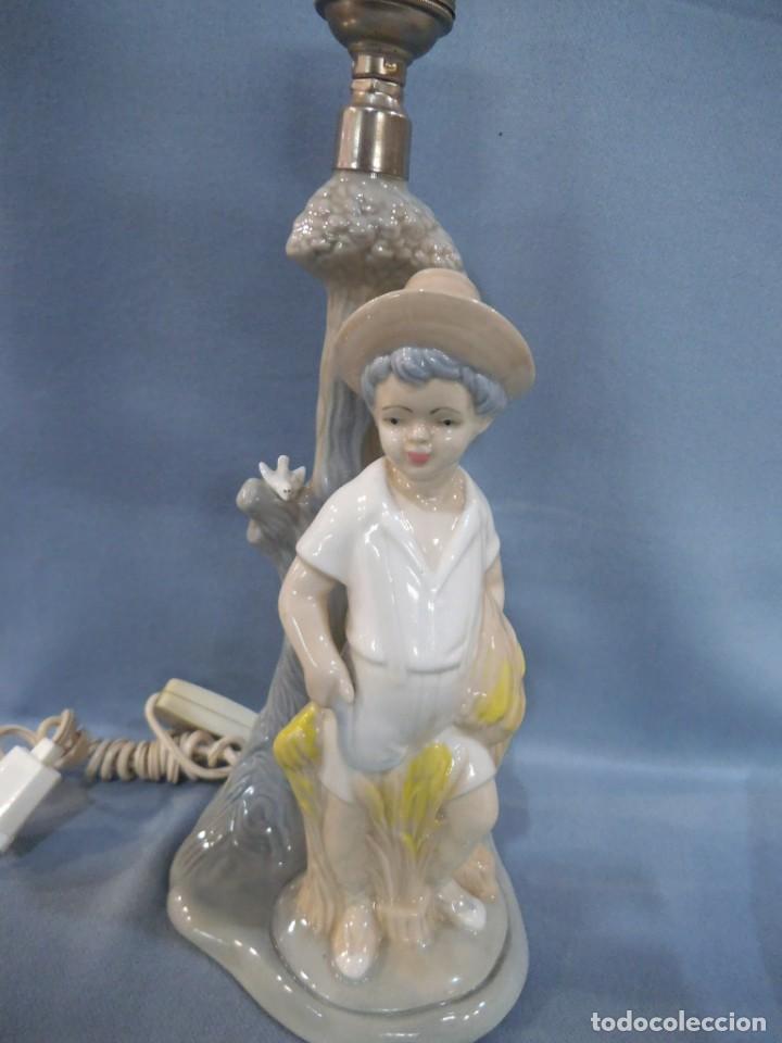 Vintage: LAMPARA ( ni&ntilde;o ) PORCELANA - Foto 1