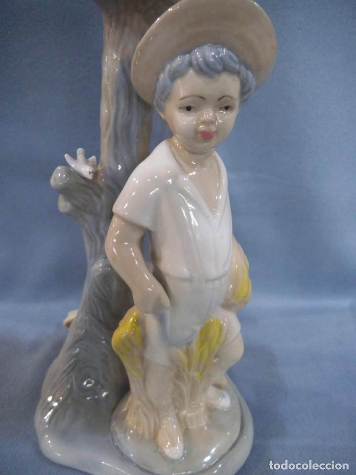 Vintage: LAMPARA ( ni&ntilde;o ) PORCELANA - Foto 2