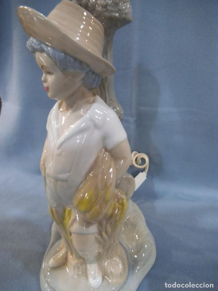 Vintage: LAMPARA ( ni&ntilde;o ) PORCELANA - Foto 3