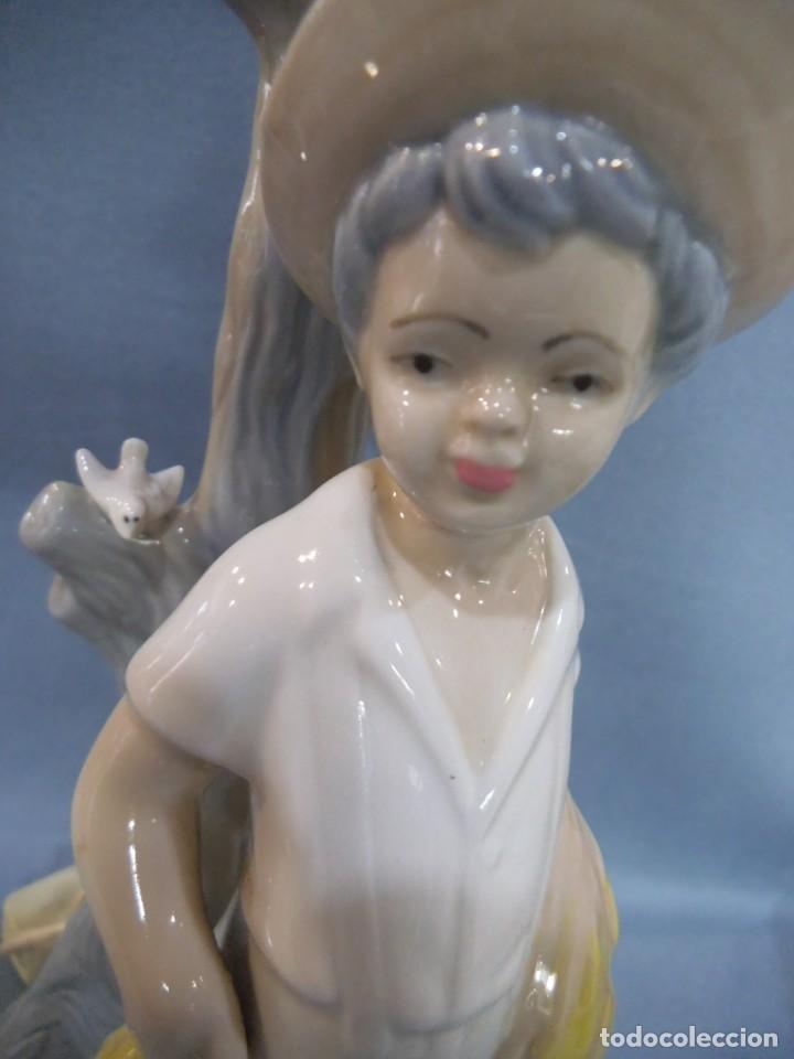 Vintage: LAMPARA ( ni&ntilde;o ) PORCELANA - Foto 4