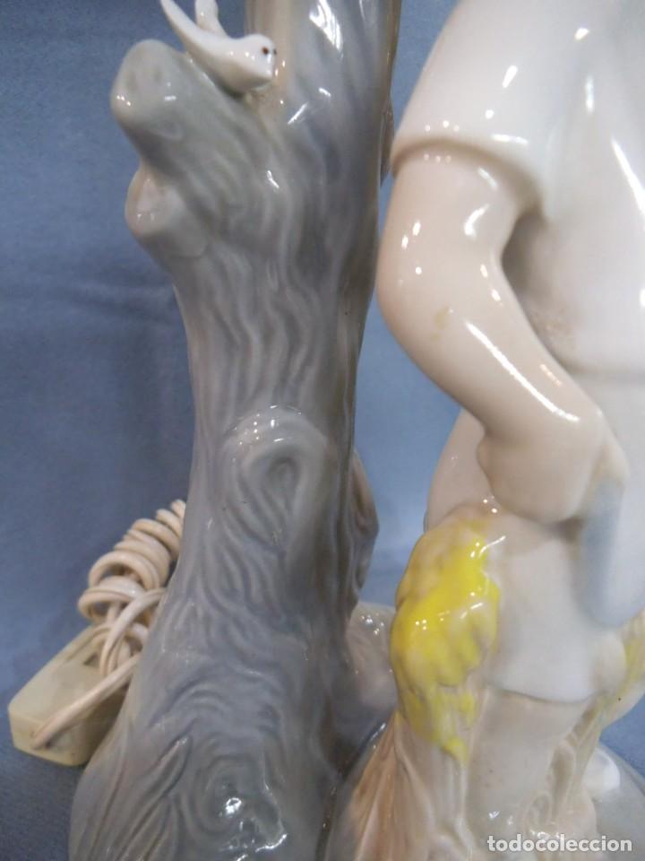 Vintage: LAMPARA ( ni&ntilde;o ) PORCELANA - Foto 6