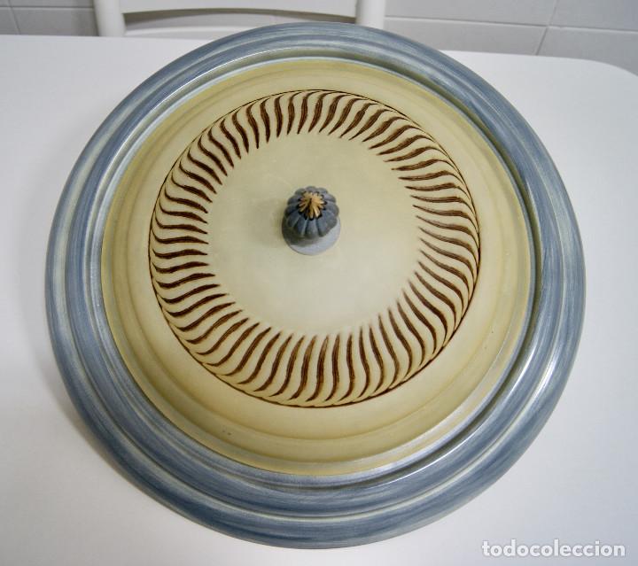 Vintage: Aplique/plaf&oacute;n gris y marr&oacute;n - Foto 1