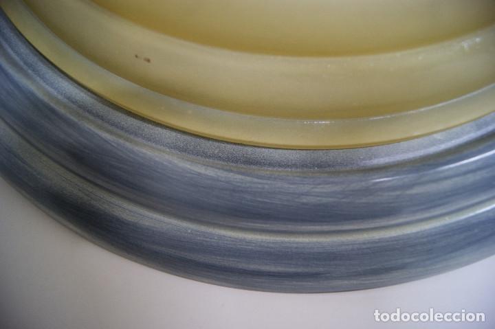 Vintage: Aplique/plaf&oacute;n gris y marr&oacute;n - Foto 4