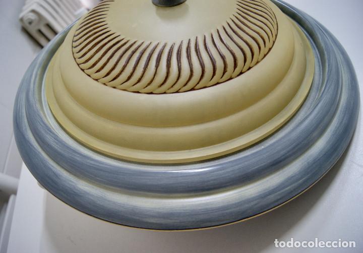 Vintage: Aplique/plaf&oacute;n gris y marr&oacute;n - Foto 12