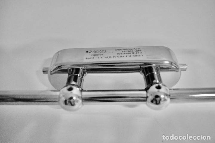 Vintage: Aplique cromo con dos tulipas - Foto 7