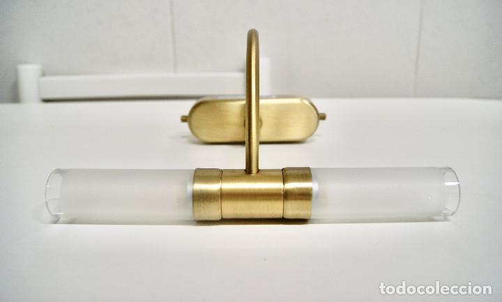 Vintage: Aplique oro mate con dos tulipas - Foto 1