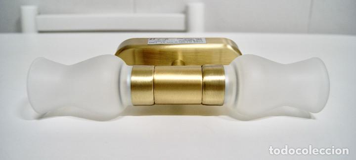 Vintage: Aplique oro mate con dos tulipas - Foto 1