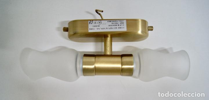Vintage: Aplique oro mate con dos tulipas - Foto 2