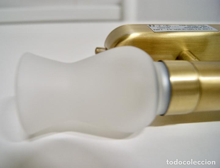 Vintage: Aplique oro mate con dos tulipas - Foto 3