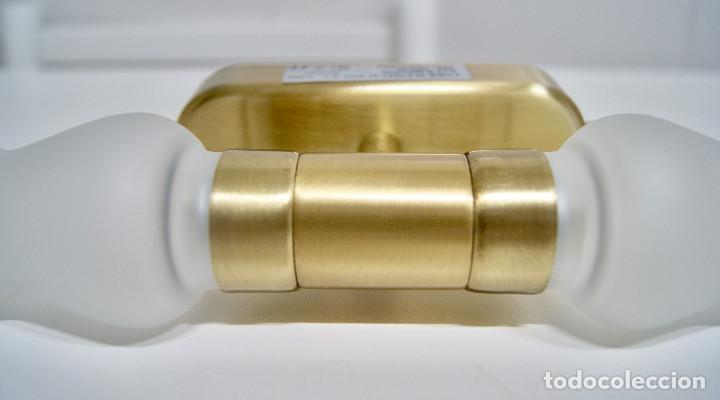 Vintage: Aplique oro mate con dos tulipas - Foto 4