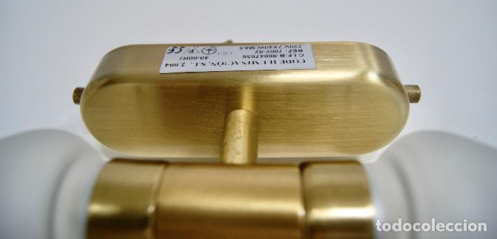 Vintage: Aplique oro mate con dos tulipas - Foto 8